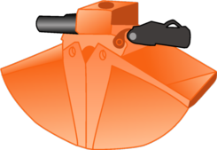 Greifer, Zweischalengreifer f&uuml;r Bagger mieten