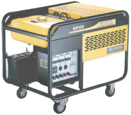 Stromerzeuger mit Fahrgestell mieten leihen