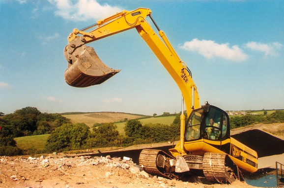 Kettenbagger mieten leihen