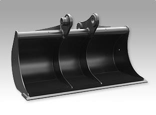 Grabenr&auml;umwanne f&uuml;r 8,0 to. Kompaktbagger mieten leihen