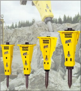 Hydraulikhammer f&uuml;r 8,0 to. Kompaktbagger mieten leihen