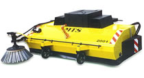 Kehrmaschine f&uuml;r JCB Radlader mieten leihen