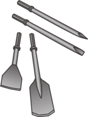 Spaten f&uuml;r Presslufth&auml;mmer mieten leihen