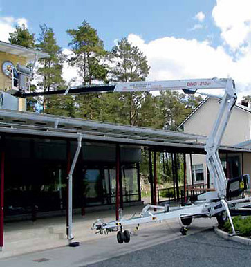 Anh&auml;nger-Arbeitsb&uuml;hne 21 m / 21m mieten leihen