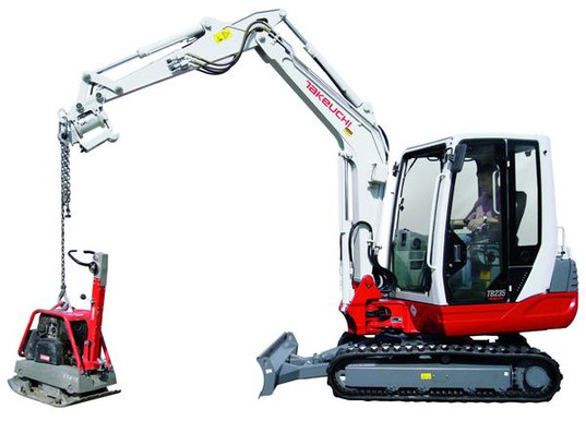 Minibagger  2,8 t. mieten leihen