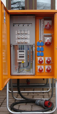 Anschluss- und Verteilerschrank mieten leihen