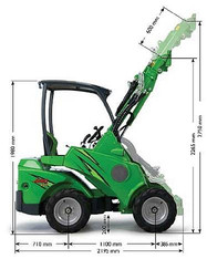 Avant Radlader Multifunktionslader mieten leihen