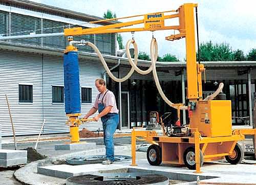 Vakuum- Plattenverlegemaschine  mieten leihen