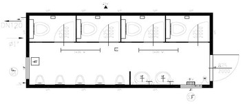 Herren-Toilettencontainer / WC-Container Herren mieten leihen