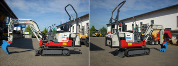 Elektrobagger /Diesel-Minibagger 1,0 t (Hybrid) mieten leihen