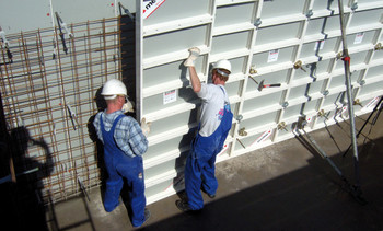ALU Wandschalung , Leichtschalung , Handschalung mieten leihen