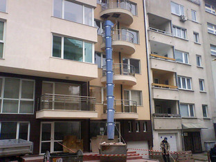 Bauschuttrohr-Satz 10 m, Kunststoff  mieten leihen