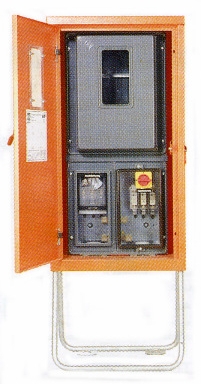 Baustrom-Anschlu&szlig;schrank 55 KVA/400V mieten leihen