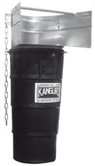 Bauschuttrohr m. Einf&uuml;lltrichter 1,00 m, Gummi mieten leihen