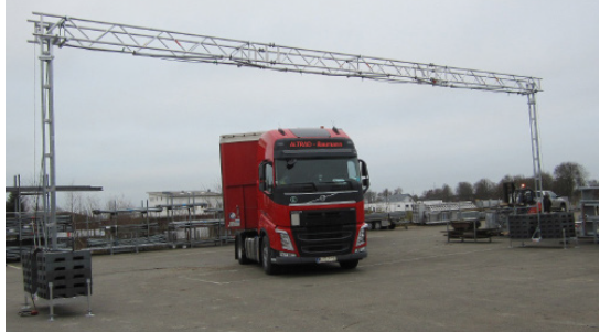 Kabelbr&uuml;cke bis 17,8m Spannweite / Durchfahrtsbreite  mieten leihen