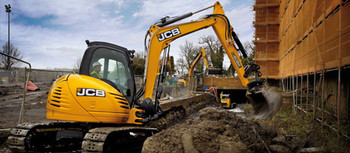 Kettenbagger 8,3 t mieten leihen