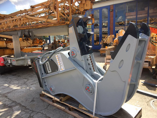 Beton-Pulverisierer / Abbruchzange mieten leihen