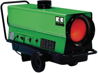 &Ouml;l- und Diesel-Heizautomat / Heizger&auml;t / &Ouml;lheizer mit Abgasf&uuml;hrung und Thermostat mieten leihen