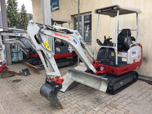 Minibagger 1,8 to Stahldach mieten leihen