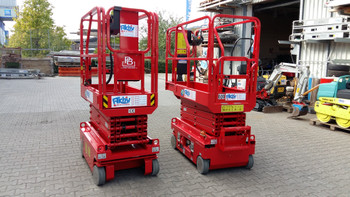 Elektro Scherenarbeitsb&uuml;hne 6 m / 6m mieten leihen