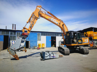 Kettenbagger 25 Tonnen mieten leihen