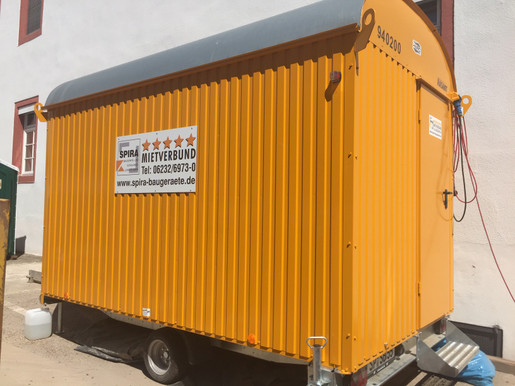 Bauwagen 3,5 m, Schnelll&auml;ufer 80 km/h von Weiro mieten leihen