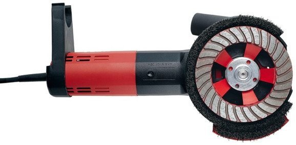 Kompakter Sanierungsschleifer f&uuml;r randnahes, staubfreies Schleifen, 125 mm mieten leihen